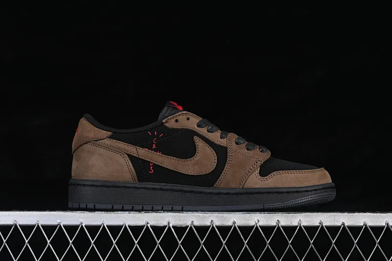 All Categories Air Jordan Jordan Series Basketball Shoes Air Jordan 1 Low High-end Customized Low-top Sneakers Travis Scott